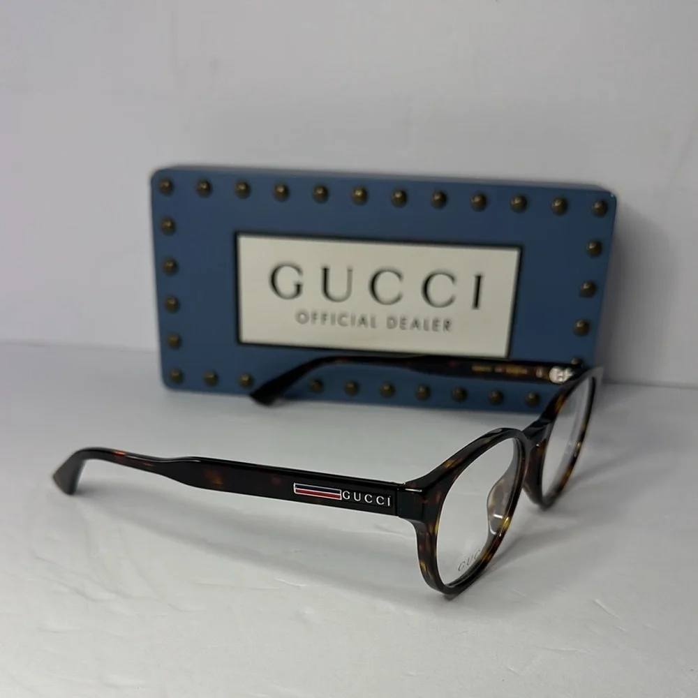 New Authentic Gucci™ GG0827O 005 Havana 50 - Havana